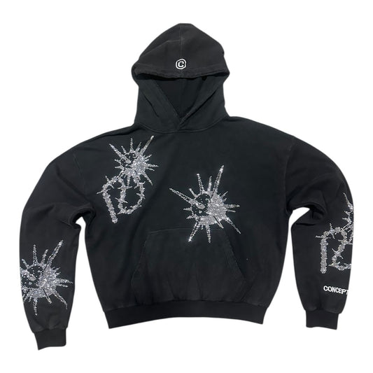 Concept "Flail" Black Washed Hoody