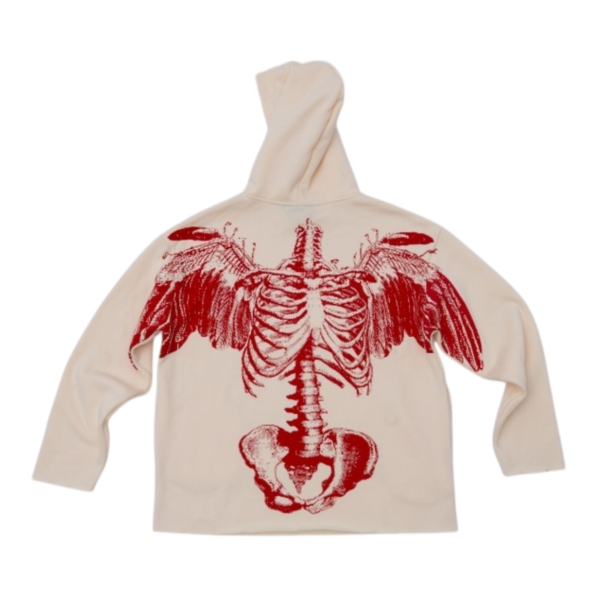 Concept "Skelly Hoodie" Cream Hoody