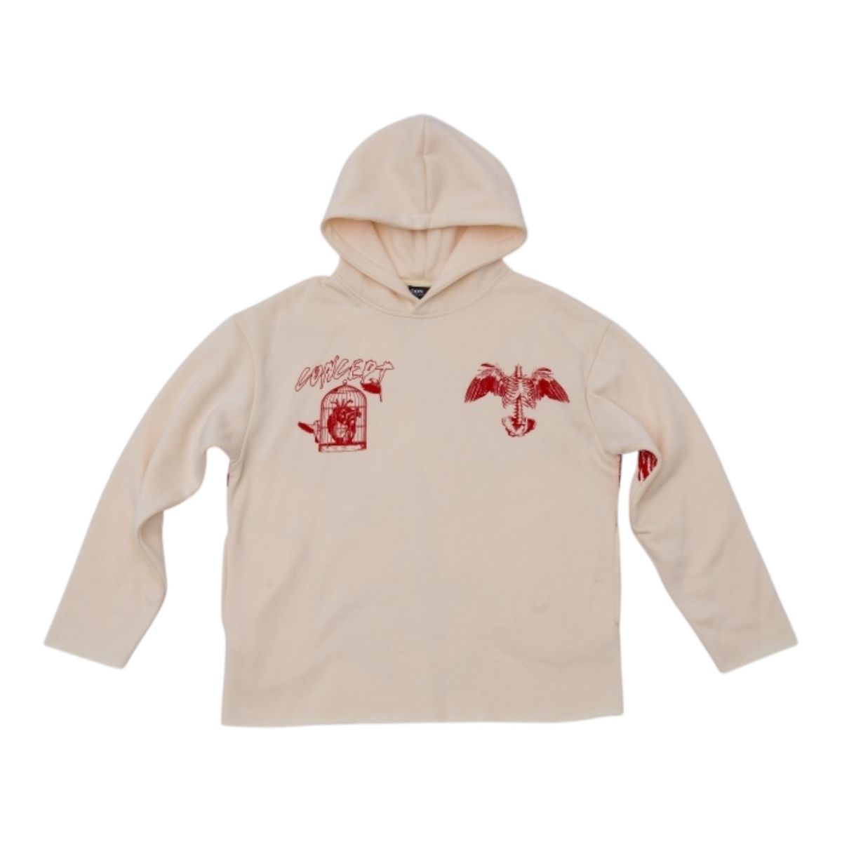 Concept "Skelly Hoodie" Cream Hoody