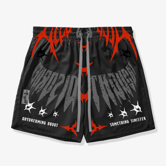 Sugarhill "SINISTER" POLY SHORTS” Black