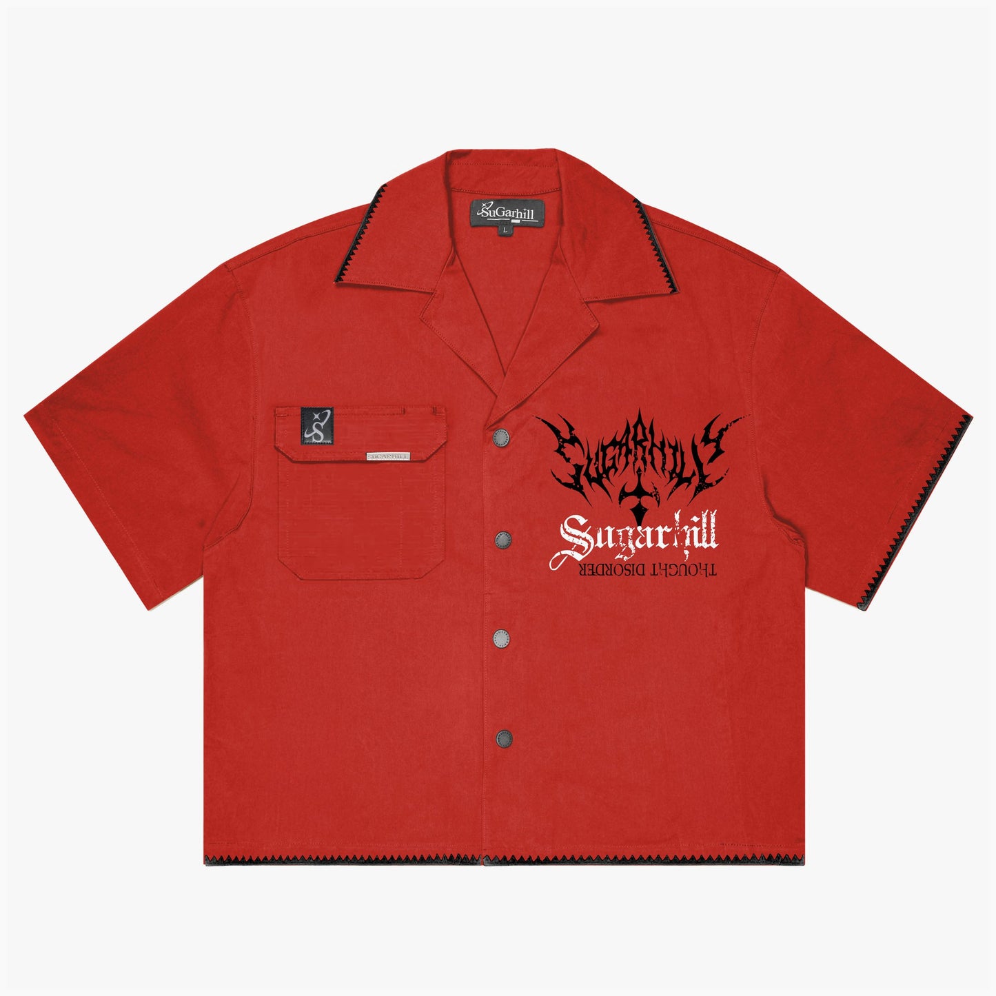 Sugarhill "SINISTER" NYLON LOUNGE SHIRT