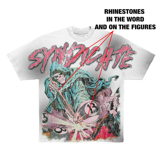 Syndicate 13 White Overspray Tee