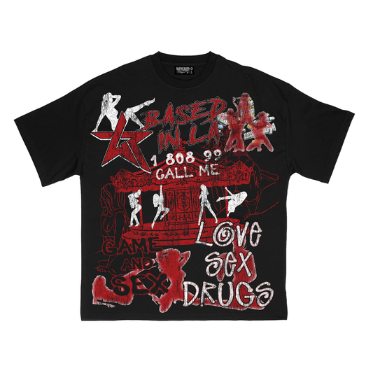 WKND Riot LOVE SEX DRUGS BLACK
