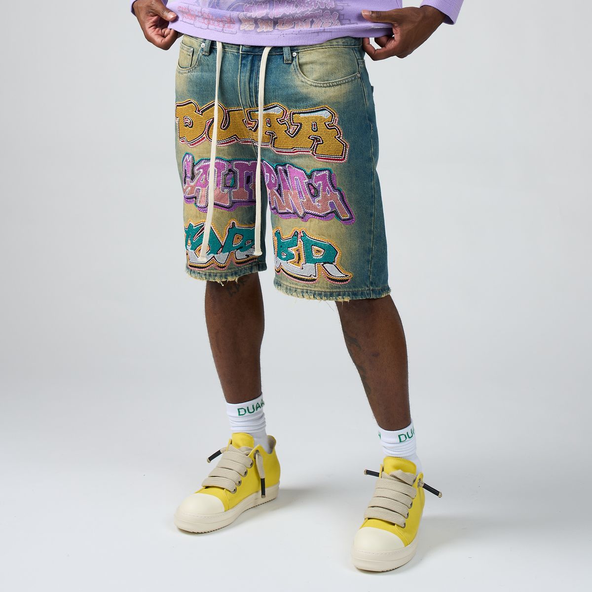 DUAA WALL BLUE SHORT