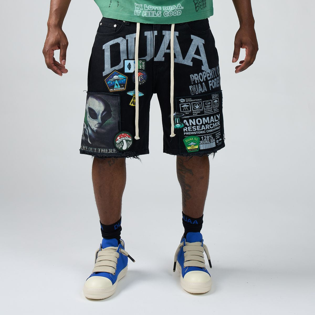 DUAA UFO BLACK SHORT