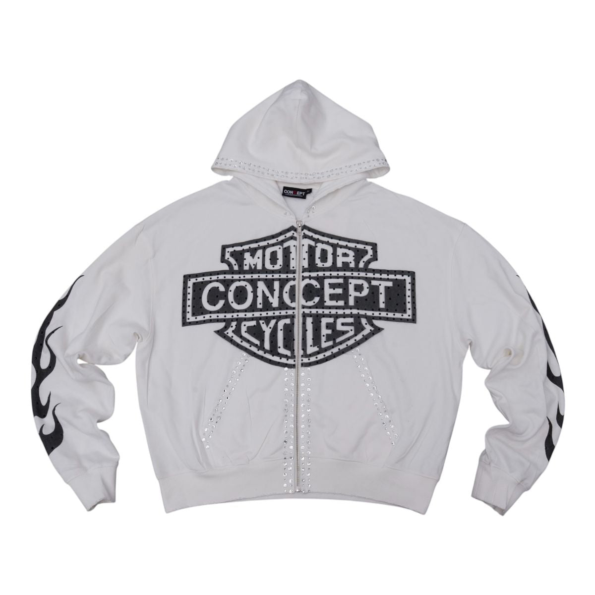 Concept "MC" HOODIE WHT/BLK