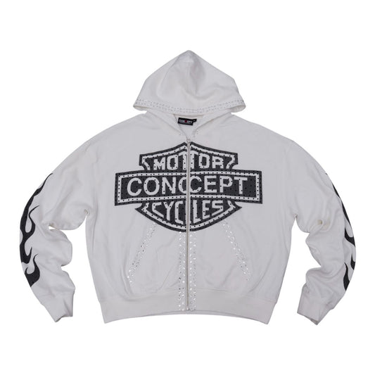 Concept "MC" HOODIE WHT/BLK