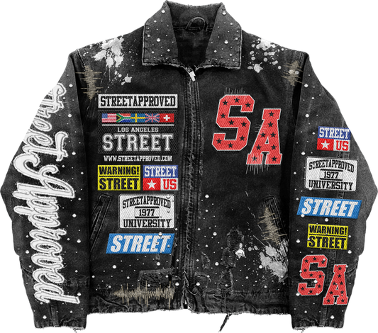 Street Approved Black Denim Jacket (SADNJK001)