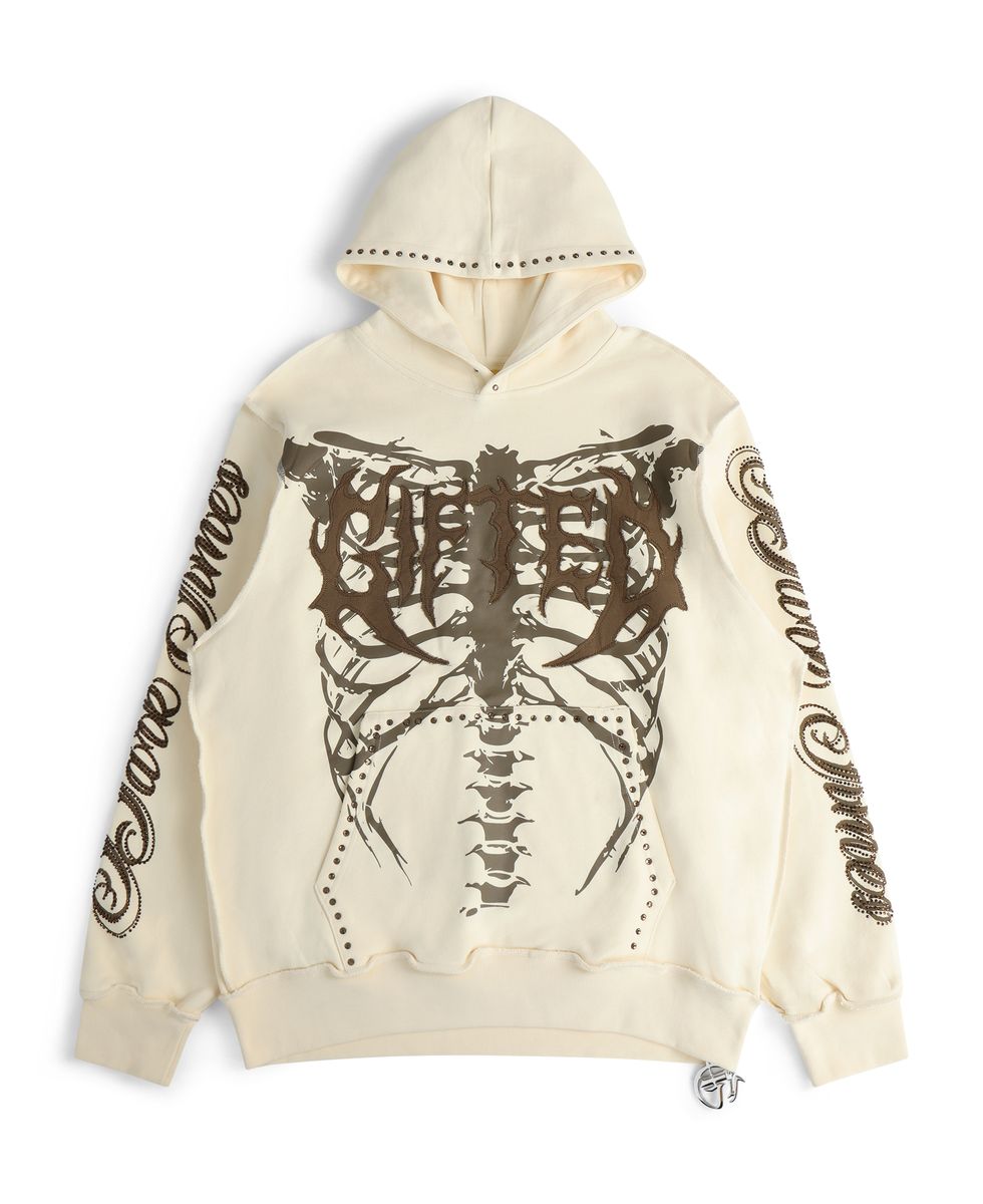 GFTD Dark Times Bone Hoodie
