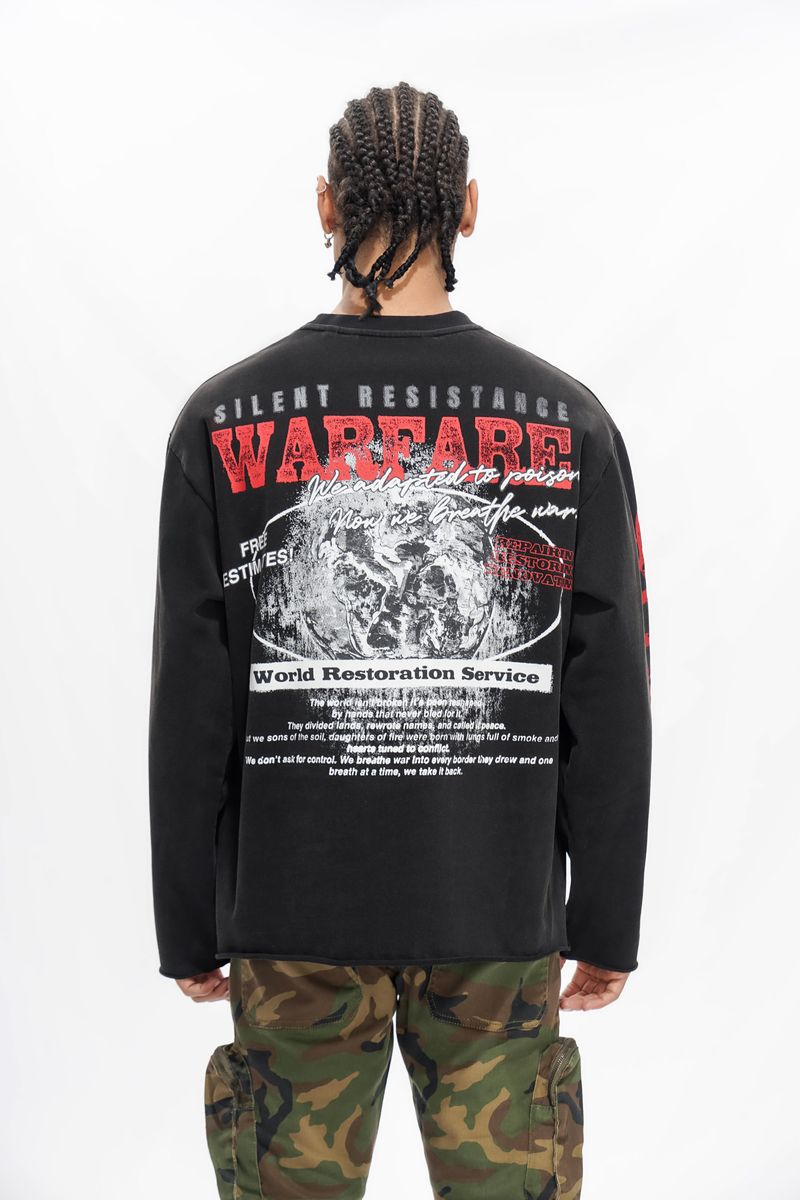 Trnchs WARFARE BLACK LS Tee
