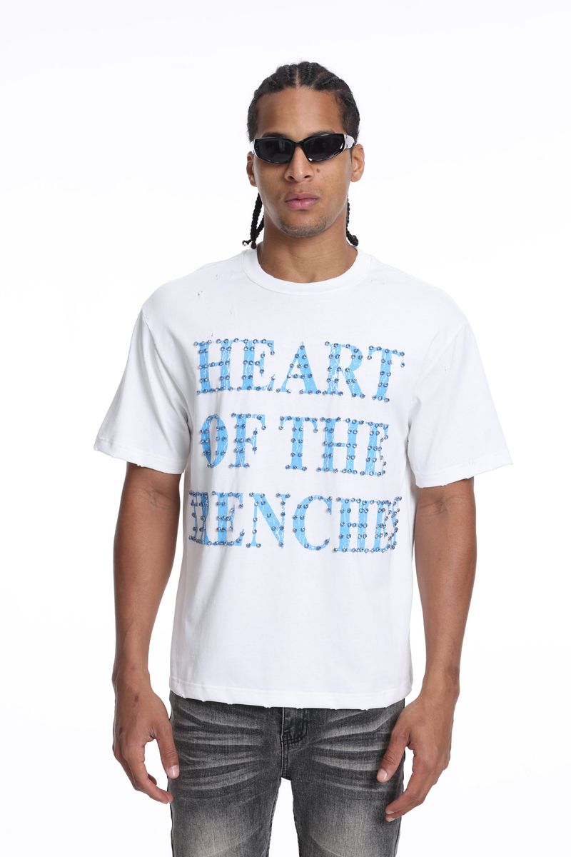 Syndicate "Heart" White Tee