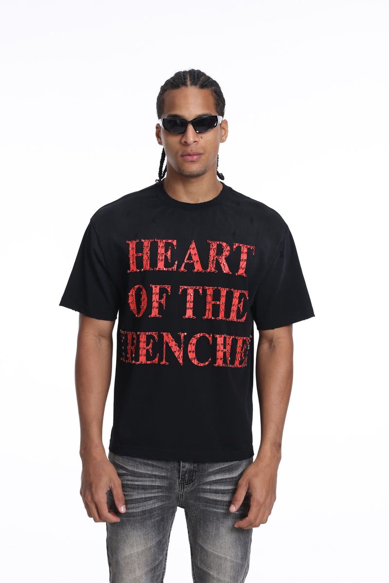 Syndicate "Heart" Black Tee