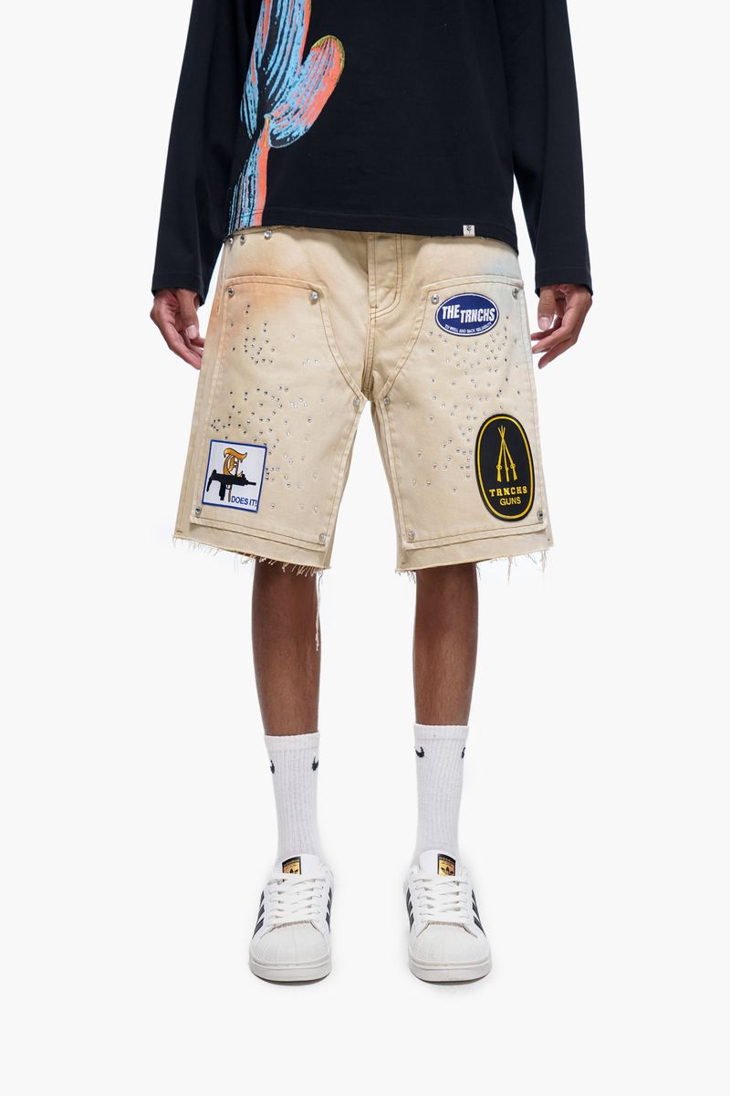 Trnchs Operator Khaki Wash Jorts