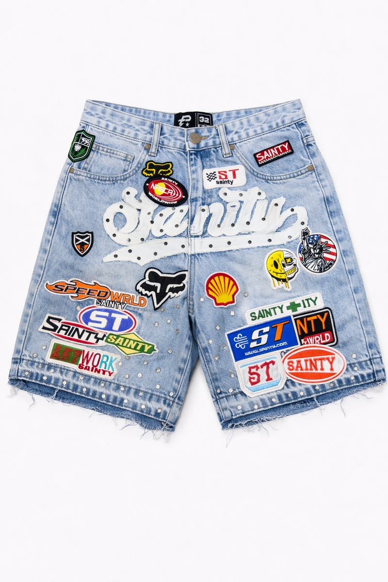 Politics Shorts - Blue Wash - PK26