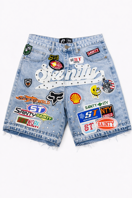 Politics Shorts - Blue Wash - PK26