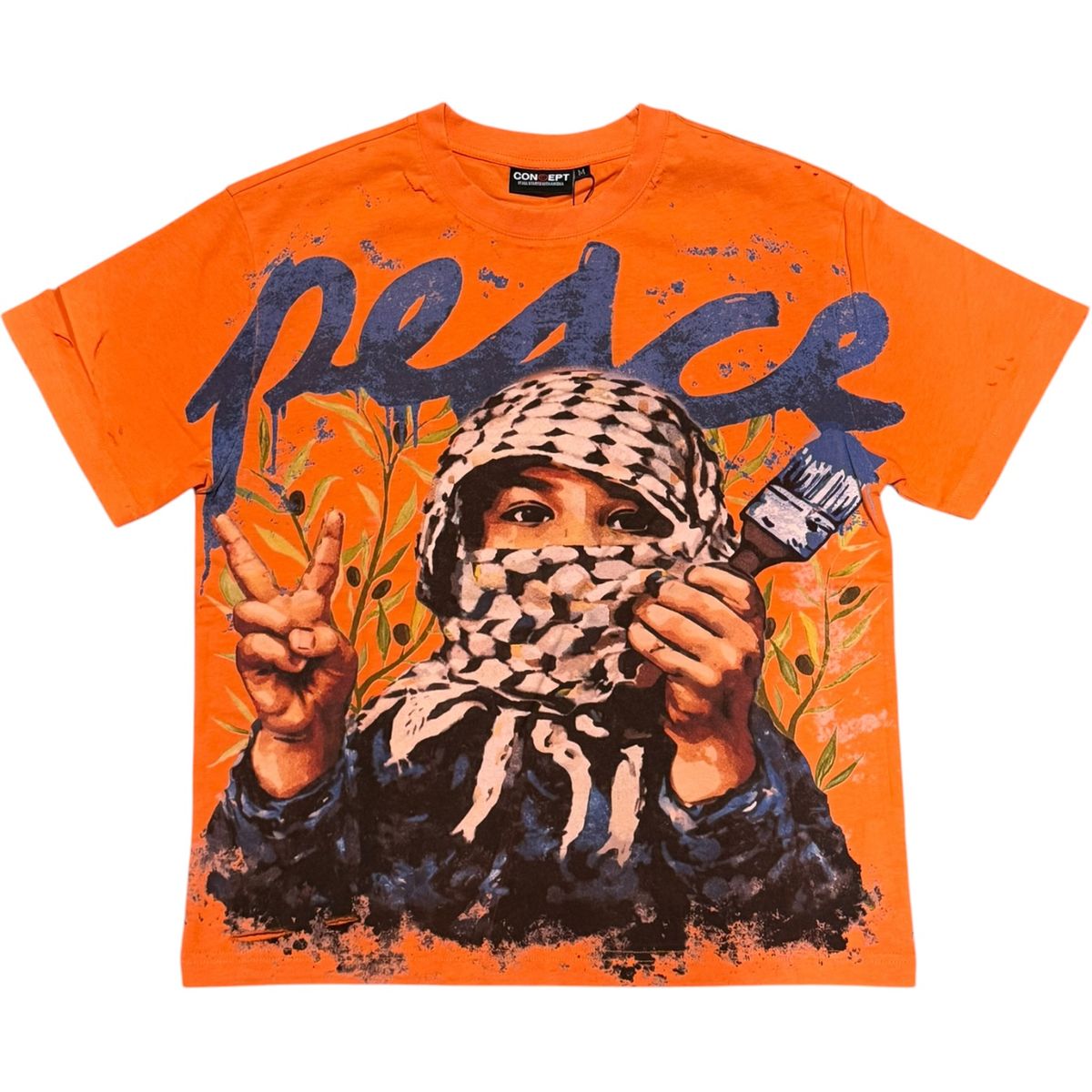 Concept "Peace" Tee Orange