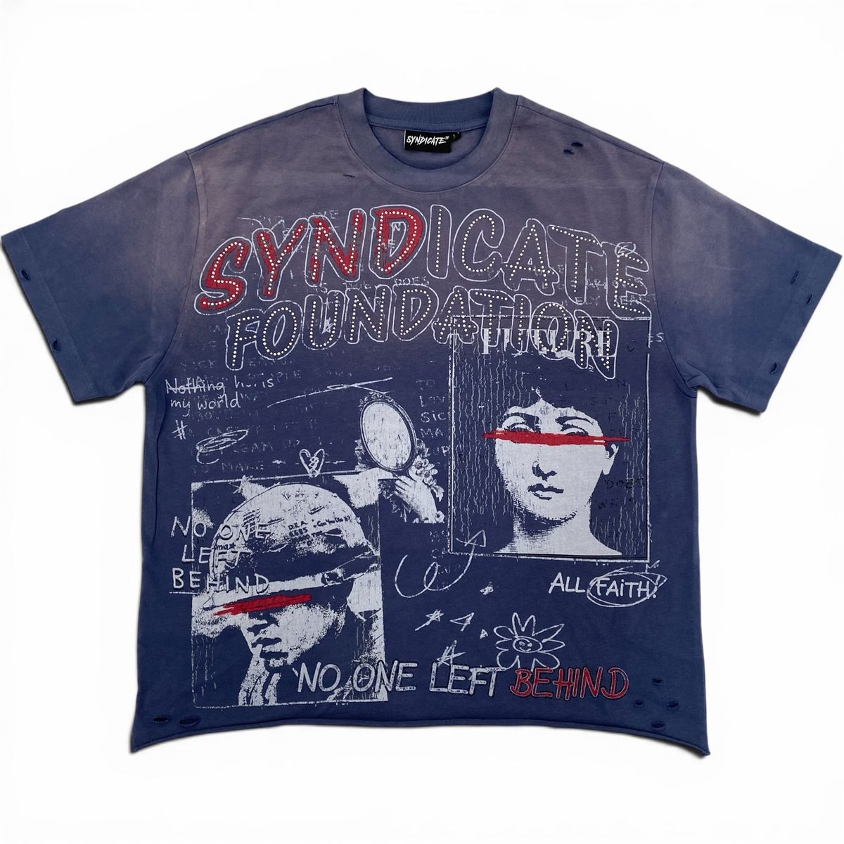 Syndicate "Left Behind" Navy Wash
