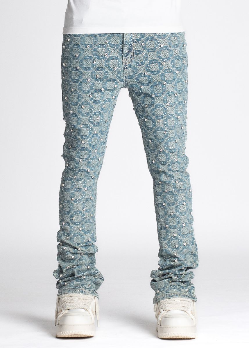 Guapi ‘Monogram Embellished Denim’