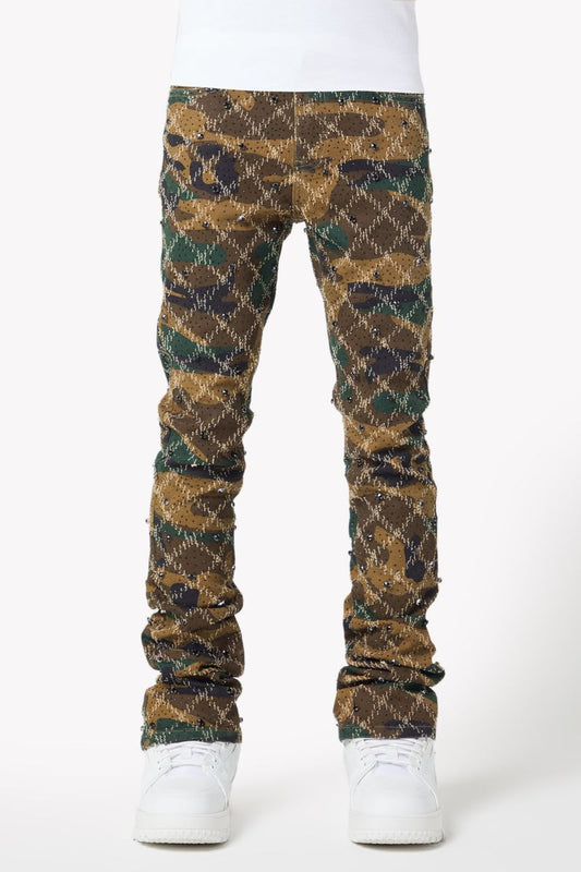 Guapi ‘Camo Embellished Denim Pant’