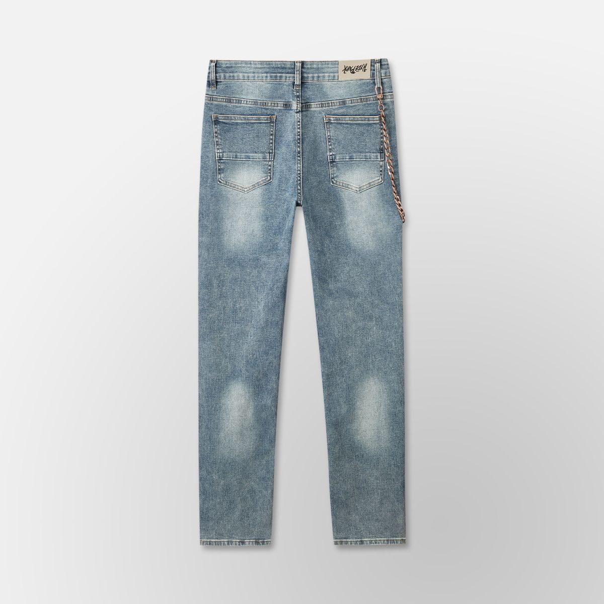 Hyde Park ‘Studded Park Velocity Skinny leg - Blue’