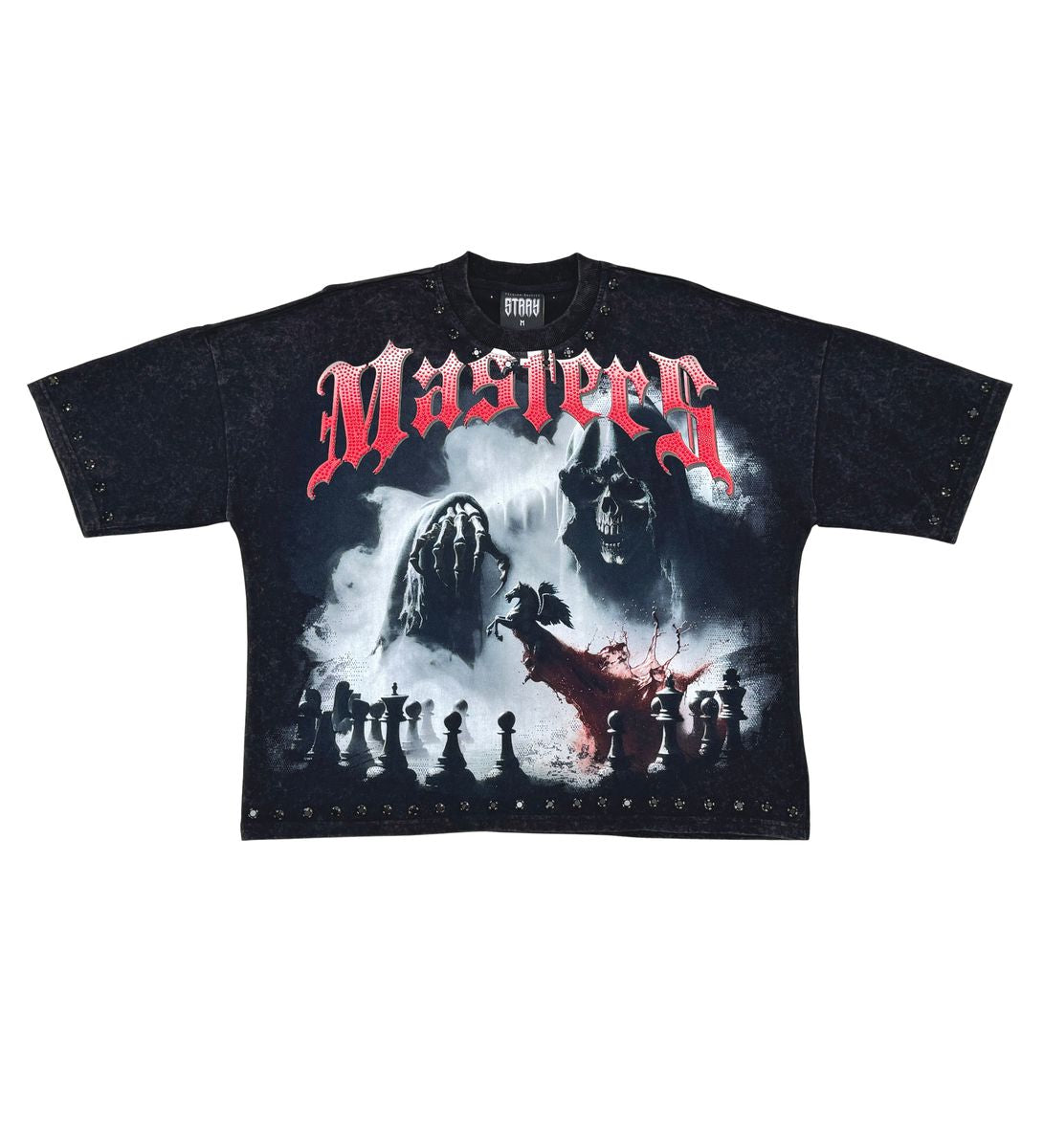 Stray Masters wide & crop fit tee