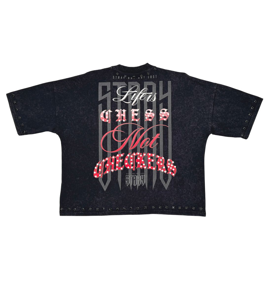 Stray Masters wide & crop fit tee