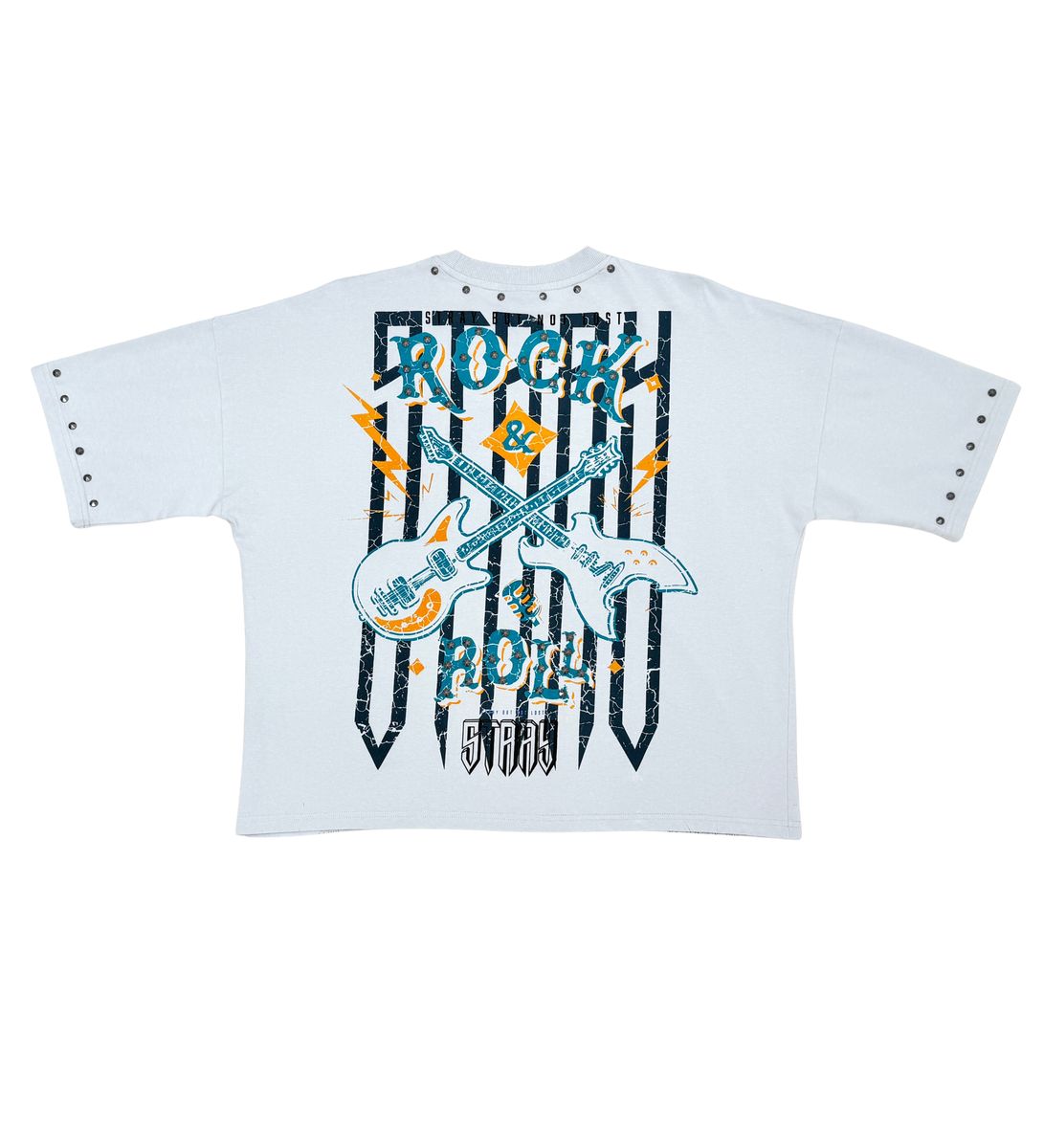 Stray guitars wide & crop fit tee