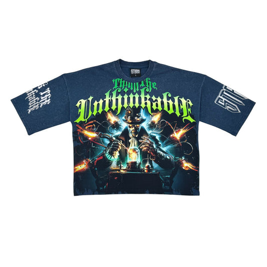 Stray 3/4 sleeve tee Navy