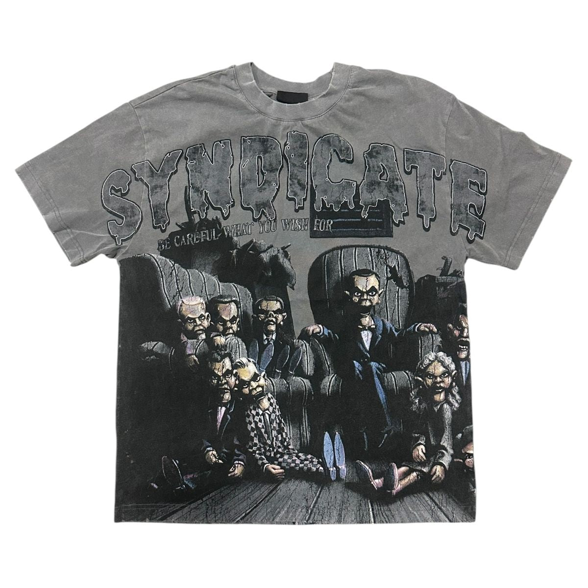 Syndicate "WISHES" TEE GRY WASH