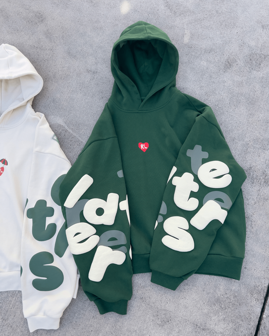 Red Letters Copy Me Scattered Hoodie