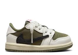 Travis Scott Jordan 1 'Medium Olive' TD