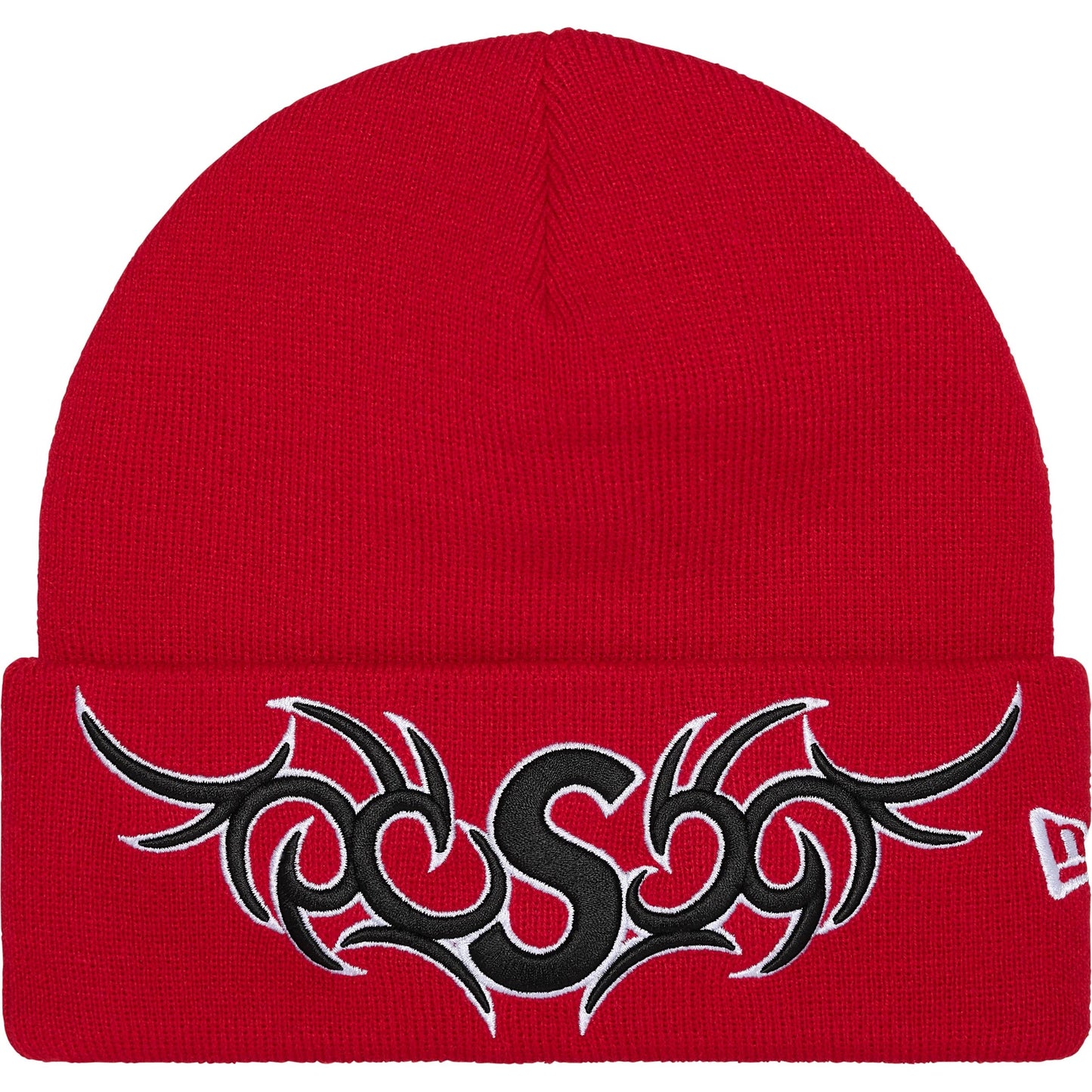Supreme New Era Beanie red