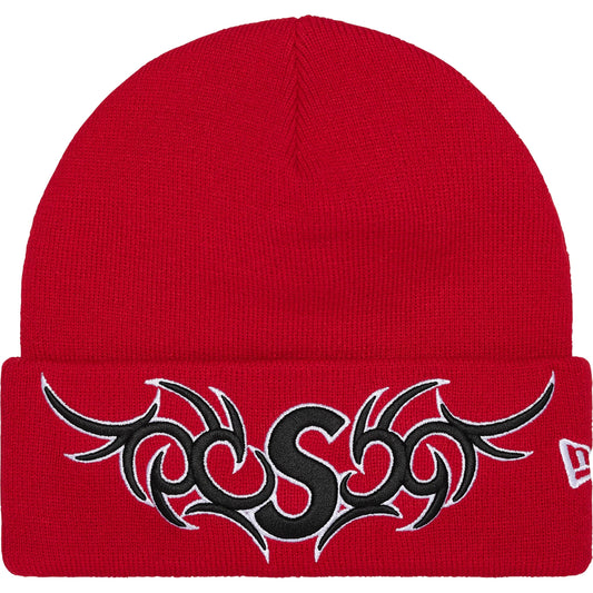 Supreme New Era Beanie red